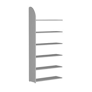 Büroregal Dante®, Regalfeld, H 2250 x B 1000 mm, ohne Rückwand, lichtgrau Büroregal Dante®, Regalfeld, H 2250 x B 1000 mm, ohne Rückwand, lichtgrau