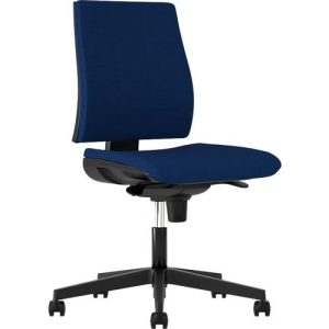Bürostuhl INTRATA, Synchronmechanik, ohne Armlehnen, Muldensitz mit Knierolle, bis 110 kg, Kunststoff, blau Bürostuhl INTRATA, Synchronmechanik, ohne Armlehnen, Muldensitz mit Knierolle, bis 110 kg, Kunststoff, blau