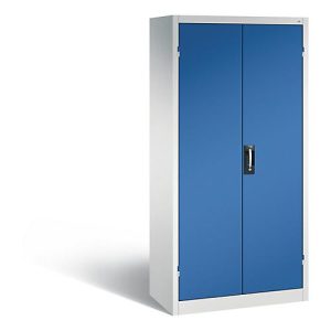 C+P Akkuladeschrank Comfort mit Vollblechtüren und Schubladenblock, H 1950 x B 930 x T 500 mm, Lichtgrau/Resedagrün C+P Akkuladeschrank Comfort mit Vollblechtüren und Schubladenblock, H 1950 x B 930 x T 500 mm, Lichtgrau/Resedagrün