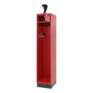 C+P Feuerwehrspind Evolo, Modell PRAKTUS, 1 Abteil, H 1950 x B 400 x T 500 mm, Sockel, feuerrot RAL 3000 C+P Feuerwehrspind Evolo, Modell PRAKTUS, 1 Abteil, H 1950 x B 400 x T 500 mm, Sockel, feuerrot RAL 3000