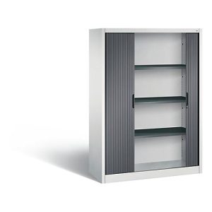 C+P Rollladenschrank Omnispace, H1660B1200T420 mm, Lichtgrau/Schwarzgrau C+P Rollladenschrank Omnispace, H1660B1200T420 mm, Lichtgrau/Schwarzgrau