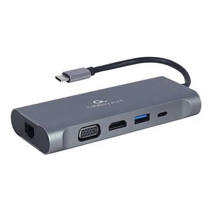Cablexpert A-CM-COMBO7-01 – Dockingstation – USB-C 3.1 – HDMI, VGA – 1GbE Cablexpert A-CM-COMBO7-01 – Dockingstation – USB-C 3.1 – HDMI, VGA – 1GbE