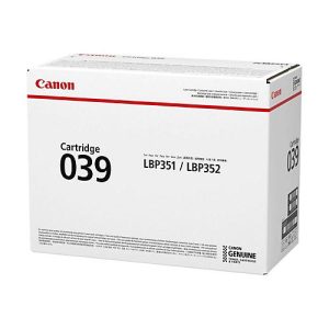 Canon 039 – Schwarz – Original – Tonerpatrone – für imageCLASS LBP351dn, LBP351x, LBP352dn, LBP352x; i-SENSYS LBP351x, LBP352x; Satera LBP351i