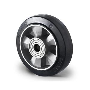 CASCOO Einbaurad BAF4, mit Rad-ø 160 mm x B 50 mm, Aluminium-Felge, Elastik-Lauffläche, schwarz, Doppelkugellager, bis 400 kg CASCOO Einbaurad BAF4, mit Rad-ø 160 mm x B 50 mm, Aluminium-Felge, Elastik-Lauffläche, schwarz, Doppelkugellager, bis 400 kg