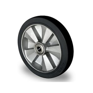 CASCOO Einbaurad BAF4, mit Rad-ø 250 mm x B 50 mm, Aluminium-Felge, Elastik-Lauffläche, schwarz, Doppelkugellager, bis 500 kg CASCOO Einbaurad BAF4, mit Rad-ø 250 mm x B 50 mm, Aluminium-Felge, Elastik-Lauffläche, schwarz, Doppelkugellager, bis 500 kg