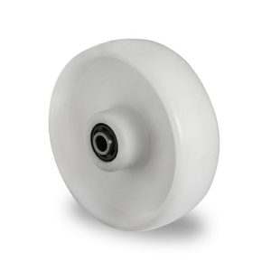 CASCOO Einbaurad N0N0, mit Rad-ø 100 mm x B 36 mm, Polyamid-Felge, Polyamid-Lauffläche, natur/weiß, Rollenlager, bis 150 kg CASCOO Einbaurad N0N0, mit Rad-ø 100 mm x B 36 mm, Polyamid-Felge, Polyamid-Lauffläche, natur/weiß, Rollenlager, bis 150 kg