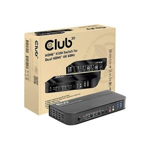Club 3D CSV-1382 – KVM-/Audio-Switch – 2 Anschlüsse Club 3D CSV-1382 – KVM-/Audio-Switch – 2 Anschlüsse