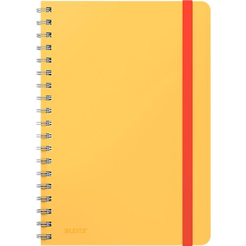 Collegeblock Leitz Cosy, DIN B5, kariert, spiralgebunden, 100 g/m² Papier, 80 Blatt, gelb