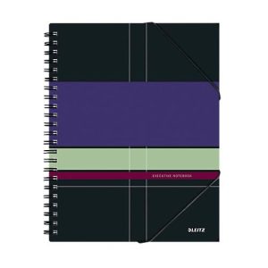 Collegeblock Leitz Executive, Spiralbindung, 80 Blatt, DIN A4, FSC zertifiziertes Papier, kariert Collegeblock Leitz Executive, Spiralbindung, 80 Blatt, DIN A4, FSC zertifiziertes Papier, kariert