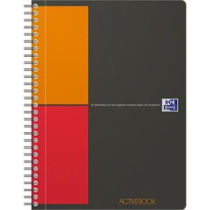 Collegeblock Oxford International Activebook, 80 Seiten, DIN B5, kariert, mit Rand, Optik Paper®, Doppelspiralbindung Collegeblock Oxford International Activebook, 80 Seiten, DIN B5, kariert, mit Rand, Optik Paper®, Doppelspiralbindung