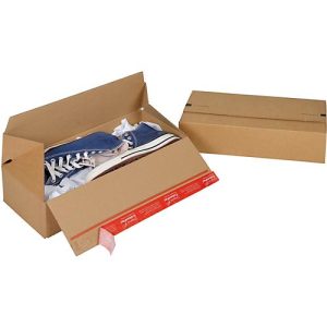 ColomPac Faltkartons Euroboxen, Größe L, 400 x 200 x 100 mm, 10 Stück ColomPac Faltkartons Euroboxen, Größe L, 400 x 200 x 100 mm, 10 Stück
