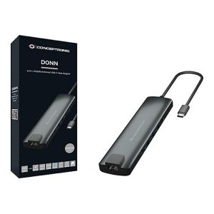 Conceptronic DONN06G – Dockingstation – USB-C 3.1 Gen 1 – HDMI – GigE Conceptronic DONN06G – Dockingstation – USB-C 3.1 Gen 1 – HDMI – GigE