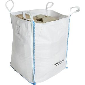 Containersack Schäfer Shop Genius Big Bag, oben offen, bis 1,5 t, 4 Hebeschlaufen, 1 Stück, B 900 x T 900 x H 1200 mm, weiß Containersack Schäfer Shop Genius Big Bag, oben offen, bis 1,5 t, 4 Hebeschlaufen, 1 Stück, B 900 x T 900 x H 1200 mm, weiß