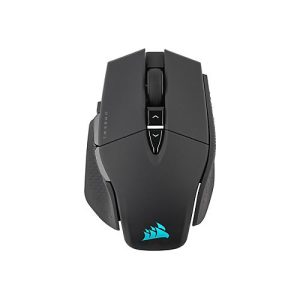 CORSAIR Gaming M65 RGB ULTRA WIRELESS – Maus – optisch – 8 Tasten – kabellos, kabelgebunden – Bluetooth, 2.4 GHz