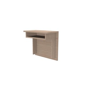 Counter-Element für Empfangstheke Basic C, verschiebbar, mit Ablagefach, B 670 x T 360 x H 620 mm, Gesamhhöhe auf Wange 1100 mm, Eiche hell Counter-Element für Empfangstheke Basic C, verschiebbar, mit Ablagefach, B 670 x T 360 x H 620 mm, Gesamhhöhe auf Wange 1100 mm, Eiche hell