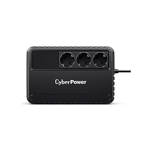 CyberPower BU Series BU650EU - USV - 360 Watt - 650 VA - Ausgangsanschlüsse: 3 - Schwarz