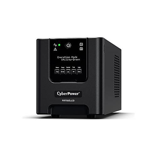 CyberPower Professional Tower Series PR750ELCDGR - USV - Wechselstrom 230 V - 675 Watt - 750 VA - 1-phasig