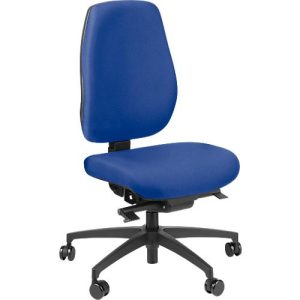 Dauphin Bürostuhl SHAPE SC ECONOMY, Synchronmechanik, ohne Armlehnen, Flachsitz mit Knierolle, Universalrollen, blau Dauphin Bürostuhl SHAPE SC ECONOMY, Synchronmechanik, ohne Armlehnen, Flachsitz mit Knierolle, Universalrollen, blau