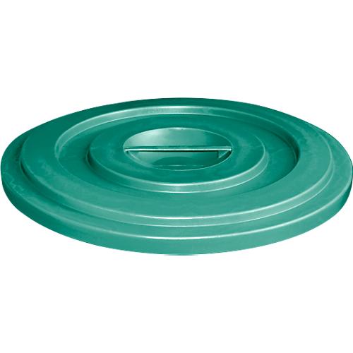 Deckel aus HDPE, 100 Liter, grün