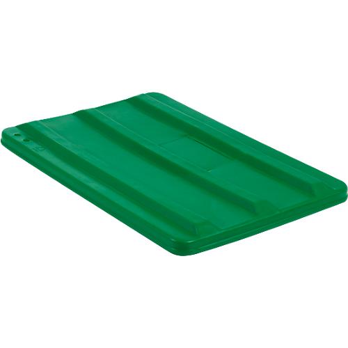 Deckel für Rechteckbehälter, Kunststoff, 135 l, grün