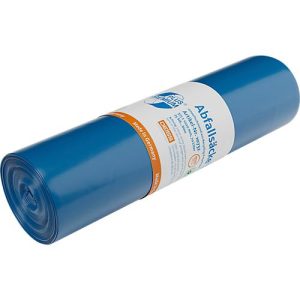 Deiss PREMIUM PLUS® Abfallsäcke, Recycling-LDPE, reißfest, B 575 x H 1000 mm, 70 liter, 31 µm, blau, 250 Stück Deiss PREMIUM PLUS® Abfallsäcke, Recycling-LDPE, reißfest, B 575 x H 1000 mm, 70 liter, 31 µm, blau, 250 Stück
