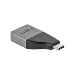 Delock – DisplayPort-Adapter – 24 pin USB-C (M) zu DisplayPort (W) – USB 3.2 Gen 1 / DisplayPort 1.2 – unterstützt 4K 60 Hz (3840 x 2160) – Grau Delock – DisplayPort-Adapter – 24 pin USB-C (M) zu DisplayPort (W) – USB 3.2 Gen 1 / DisplayPort 1.2 – unterstützt 4K 60 Hz (3840 x 2160) – Grau