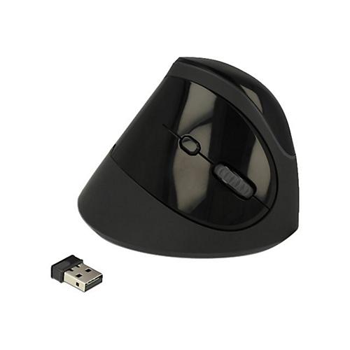 DeLOCK Ergonomic - Vertikale Maus - ergonomisch - Für Rechtshänder - optisch - 6 Tasten