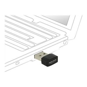 Delock USB 2.0 Dual Band WLAN ac/a/b/g/n Nano Stick – Netzwerkadapter – USB 2.0
