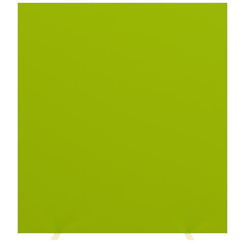 Design-Trennwand Paperflow, Stoffbespannung grün, schwer entflammbar gemäß DIN 4102 (B1), desinfektionsmittelbeständig, B 1600 x T 390 x H 1740 mm