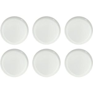 Dessertteller Solea flach, Ø 190 mm, uni, weiß, Porzellan, 6 Stück Dessertteller Solea flach, Ø 190 mm, uni, weiß, Porzellan, 6 Stück