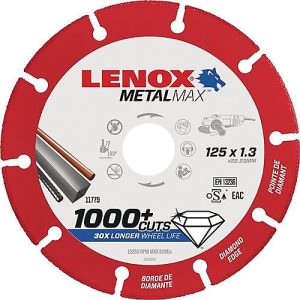 Diamanttrennscheibe Metal Max D.125mm Bohr.22,23mm STA LENOX Diamanttrennscheibe Metal Max D.125mm Bohr.22,23mm STA LENOX