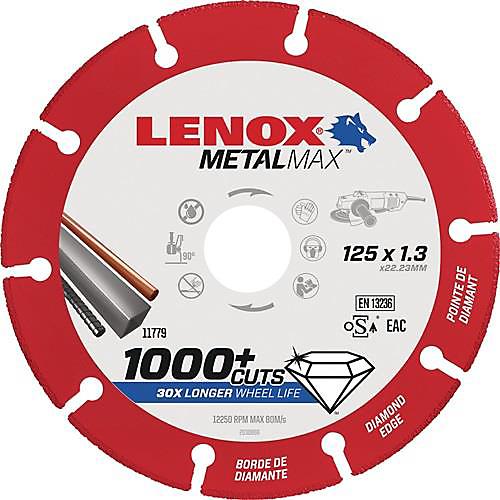 Diamanttrennscheibe Metal Max D.125mm Bohr.22,23mm STA LENOX