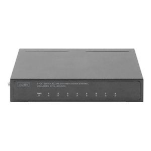 DIGITUS DN-80066 – Switch – Gigabit Ethernet, Metallgehäuse – unmanaged – 8 x 10/100/1000 – Desktop, wandmontierbar DIGITUS DN-80066 – Switch – Gigabit Ethernet, Metallgehäuse – unmanaged – 8 x 10/100/1000 – Desktop, wandmontierbar