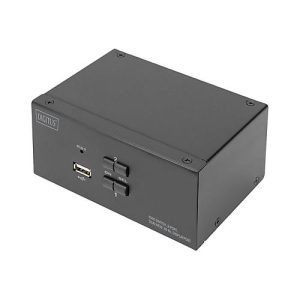 DIGITUS DS-12862 – KVM-/Audio-/USB-Switch – 2 x KVM port(s) – 1 lokaler Benutzer – Desktop DIGITUS DS-12862 – KVM-/Audio-/USB-Switch – 2 x KVM port(s) – 1 lokaler Benutzer – Desktop