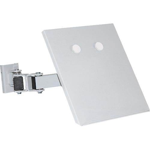 Dokumentenhalter für Arbeitstisch TRESTON Quick Edge, A4, ESD-leitfähig, schwenkbarer Doppelarm, bis 5 kg, B 290 x T 330 mm, Stahl, lichtgrau RAL 7035