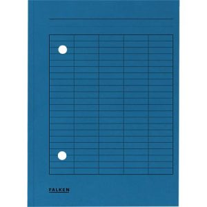 Dokumentenmappe FALKEN, DIN A4, 2-seitiger Gitterdruck, B 231 x H 318 mm, Karton, blau Dokumentenmappe FALKEN, DIN A4, 2-seitiger Gitterdruck, B 231 x H 318 mm, Karton, blau