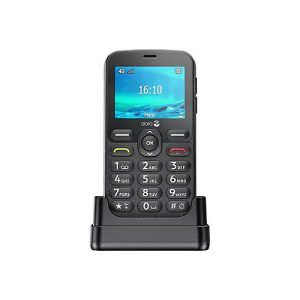 DORO 1880 – 4G Feature Phone / Interner Speicher 17 MB – microSD slot – 320 x 240 Pixel – rear camera 0,3 MP – Schwarz