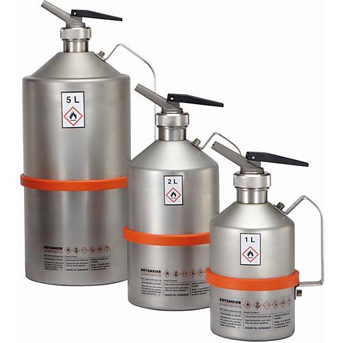 Dosierkanne, Edelstahl 1.4301, 5 l, Ø 165 x H 405 mm, automatisches Überdruckventil