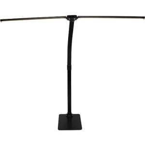DOTLUX LED-Schreibtischleuchte TWIN, 20W, COLORselect 3000 – 6500K, dimmbar, 120° Abstrahlwinkel, L 800 x B 33 x H 680 mm, schwarz DOTLUX LED-Schreibtischleuchte TWIN, 20W, COLORselect 3000 – 6500K, dimmbar, 120° Abstrahlwinkel, L 800 x B 33 x H 680 mm, schwarz