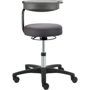 Drehhocker TEC basic IS 1999, höhenverst., mit Armablage, ergonom. Polster-Sitz, platingrau Drehhocker TEC basic IS 1999, höhenverst., mit Armablage, ergonom. Polster-Sitz, platingrau