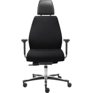 Drehsessel TEC 24/7 classic, Syncro®-Tension, mit Armlehnen, Polster-Rückenlehne, schwarz Drehsessel TEC 24/7 classic, Syncro®-Tension, mit Armlehnen, Polster-Rückenlehne, schwarz