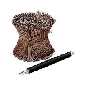 Drillapparat, mit durchgehendem schwarzen Gummigriff, gefräster Spindel, Bronzeführung & Rückstoßfeder, L 310 mm Drillapparat, mit durchgehendem schwarzen Gummigriff, gefräster Spindel, Bronzeführung & Rückstoßfeder, L 310 mm