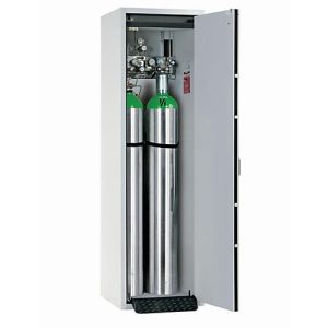 Druckgasflaschenschrank G-CLASSIC-30 Standard, Flügeltür Anschlag rechts, 2x 50 l Flaschen, B 598 x T 616 x H 2050 mm Druckgasflaschenschrank G-CLASSIC-30 Standard, Flügeltür Anschlag rechts, 2x 50 l Flaschen, B 598 x T 616 x H 2050 mm