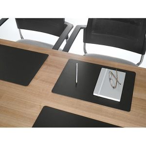 Durable Duraglas® Schreibunterlage für Konferenzräume, Leder Durable Duraglas® Schreibunterlage für Konferenzräume, Leder