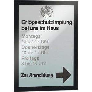 Durable Inforahmen Duraframe, DIN A4, 10 Stück, schwarz Durable Inforahmen Duraframe, DIN A4, 10 Stück, schwarz