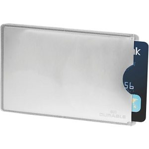 Durable Kreditkartenhüllen RFID SECURE, Schutz vor unbefugtem Auslesen, 10 Stück Durable Kreditkartenhüllen RFID SECURE, Schutz vor unbefugtem Auslesen, 10 Stück