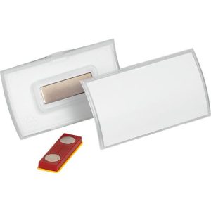 Durable Namensschilder Click Fold, 40 x 75 mm, Konvex, Magnet, 10 Stück Durable Namensschilder Click Fold, 40 x 75 mm, Konvex, Magnet, 10 Stück