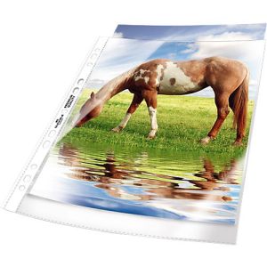 Durable Prospekthüllen Premium, DIN A4, oben offen, 50 Stück, glatt, glasklar Durable Prospekthüllen Premium, DIN A4, oben offen, 50 Stück, glatt, glasklar