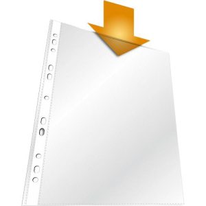 Durable Prospekthüllen Standard, DIN A4, oben offen, 100 Stück, transparent Durable Prospekthüllen Standard, DIN A4, oben offen, 100 Stück, transparent