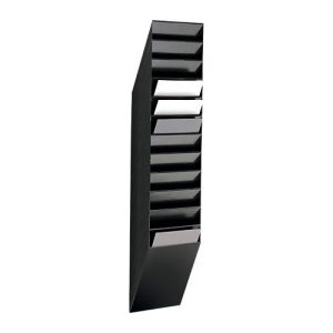 Durable Prospektspender Flexiboxx 12, 12 Spender, A4, hoch, schwarz Durable Prospektspender Flexiboxx 12, 12 Spender, A4, hoch, schwarz